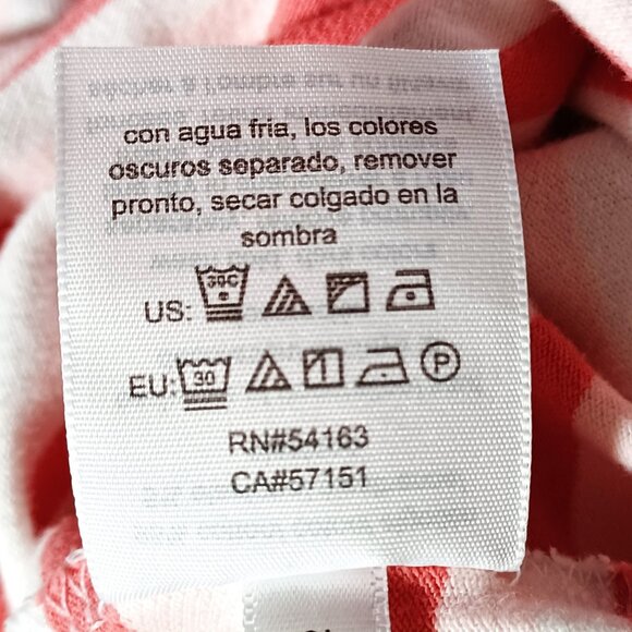 Tommy Hilfiger Pink Striped Polo Shirt Contrasting Collar XL - Picture 6 of 6